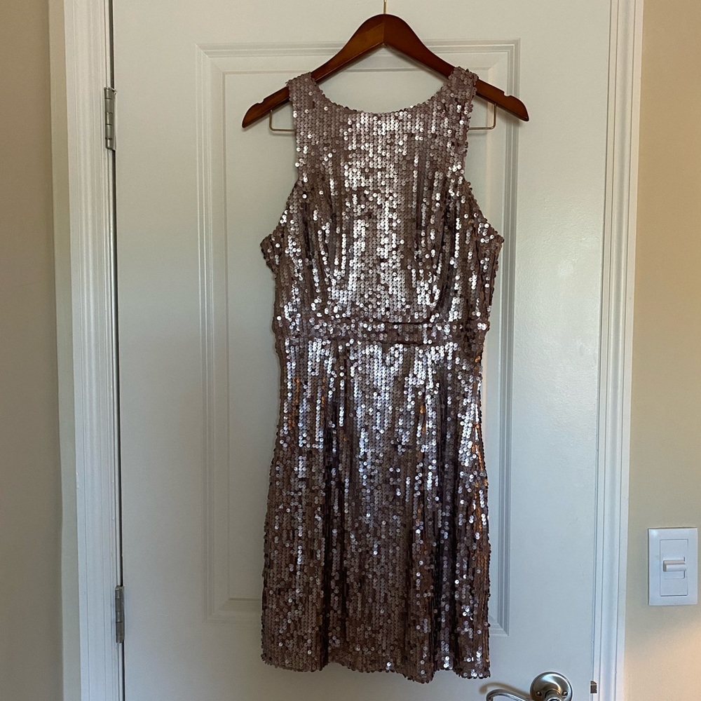 Sequined Cocktail Dress
